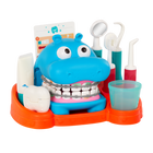 Battat - Hippodentist-Nettoyage réaliste : Les « taches » sur les dents de l’hippopotame disparaissent comme par magie avec de l’eau chaude