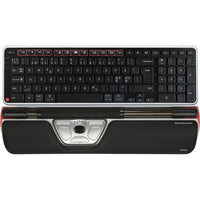 Contour Design - Souris et clavier sans fil Ultimate Workstation RollerMouse Red-Connexion Bluetooth, sans fil ou USB-C