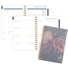 Cambridge - Agenda hebdomadaire/mensuel jardin de minuit 2026 - 8 1/2 po H x 5 1/2 po l - multicoloure - bilingue-Reliure à double spirale