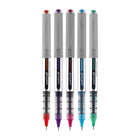 uni-ball – Stylos à bille roulante Vision – 0,7 mm – couleurs assorties – paquet de 5  -Couleur de l'encre : Assorti