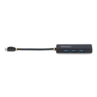 StarTech - Hub USB-C 4 ports-ALIMENTÉ PAR BUS : Le hub USB-C polyvalent est alimenté par bus, tirant son énergie directement du port USB-C d'un ordinateur et éliminant le besoin de transporter un adaptateur d'alimentation externe , la protection contre les surintensités (OCP) protège les périphériques connectés contre la surconsommation d'énergie