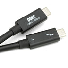 OWC - Câble Thunderbolt USB-C 78" - Noir-Connexions polyvalentes : connectez-vous à des millions de stations d'accueil, d'écrans, d'eGPU, d'extensions PCIe, de SSD externes, de stockage RAID et d'autres accessoires