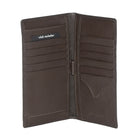 Club Rochelier - Portefeuille pochette à chéquier - Marron-Boucle pour stylo