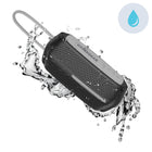 HyperGear - Haut-parleur Bluetooth sans fil et étanche Wave - Noir/Gris-Certifié IPX4 résistant aux éclaboussures