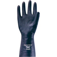 Ansell - Gants 29-865, Taille Petit/7, 13po Lo, Néoprène, Doublure En Ouatée, 18 Mils, paquet de 24-Style de poignet Droit