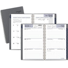 AT-A-GLANCE - Agenda hebdomadaire/mensuel traditionnel 2026 - 8 po H x 5 po l - gris - bilingue-Pages speciales : tableau de conversion metrique, reference de calendrier de 3 ans, contacts, jours feries et notes