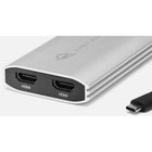 OWC - Adaptateur d'affichage USB-C vers double HDMI 4K avec DisplayLink-Conception Plug-and-Play