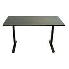 Uncaged Ergonomics – Bureau assis debout Rise Up, hauteur à réglage électrique, 60 po, bambou et cadre noirs (RUBBK)-Superbe bureau luxueux à hauteur réglable, parfait pour travailler assis/debout ou debout