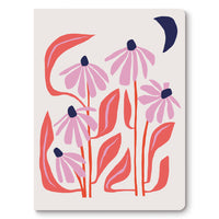 Orange Circle Studio - Carnet Moyen à Reliure Copte  Keep Blossoming - 6,5 po l x 8,625 po H - Couleurs Assorties-Dispose d’une couverture rigide avec une reliure copte moderne