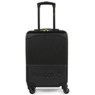 Reebok - Valise de cabine à coque rigide 21.50po Time Out - Noir-Poignée télescopique ergonomique pour confort et durabilité, avec hauteurs réglables sur plusieurs niveaux et poignées supérieures et latérales renforcées