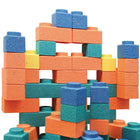 Creativity Street - Gorilla Blocks Blocs de construction extra larges - 3,5 po x 3,5 po à 3,5 po x 10,75 po - Couleurs assorties - 66 pièces-Tailles et couleurs assorties
