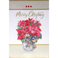 Rosedale Gold - Cartes de souhaits Noël Gold 5-1/2 po x 8 po / Enveloppes - paquet de 6-Cartes de souhaits qualité boutique