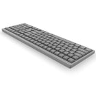 BlueDiamond - Clavier sans fil mécanique profil bas taille complète - disposition anglaise, gris-Rétroéclairage à DEL Blanche: Le rétroéclairage à DEL blanche offre un fond lumineux pour une meilleure visibilité et un aspect épuré