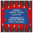 Sharpie - Marqueurs créatifs - Tons terreux - marqueurs acryliques à base d’eau - pointe ronde - couleurs assorties - paquet de 5-Marqueurs de couleur vive qui créent des traits éclatants sur les surfaces claires et foncées et font des traits saisissants sur le papier, le métal, le bois, la céramique, le verre, la roche, la toile et plus!