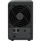 Synology - DS225+ Serveur NAS DiskStation à 2 baies - Intel Celeron J4125 - 2 Go de RAM-Port 2,5 GbE intégré et lecture/écriture séquentielle de plus de 282/217 Mo/s