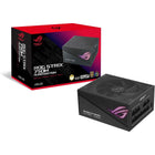 ASUS - Bloc d’alimentation ROG Strix 750W Gold Aura Edition-Les connecteurs PCIe® améliorés, dotés d'une conductivité thermique supérieure, garantissent un fonctionnement plus froid et une meilleure efficacité de l'alimentation électrique