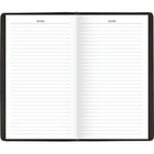 AT-A-GLANCE - Agenda de poche mensuel de deux ans 2025-2026 - 6 1/8 po H x 3 1/2 po l - Noir - Anglais-Section de blocs non lignes commençant lundi