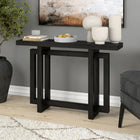 Hudson&Canal - Console Breslow 44" L - Grain noir-Nettoyer avec un chiffon doux et sec, sans produits chimiques agressifs ni produits de nettoyage abrasifs