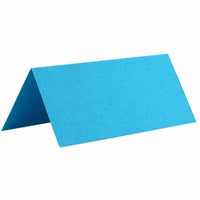 JAM Paper - Marque-places imprimables 3 3/4 po x 1-3/4 po - Marque-places bleus, paquet de 12-Couleur : bleu / Complétez n'importe quel thème de fête et signalez un événement spécial avec des marque-places colorés.