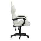 Chaise de jeu Ravagers de CorLiving - Blanc-Les roulettes à roulement doux et la base à 5 branches offrent une stabilité accrue et une plus grande liberté de mouvement