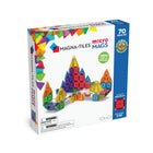 MAGNA-TILES - mircoMAGS Ensemble de construction magnétique de luxe de 70 pièces-Ce Qui Est Inclus: 2 grands rectangles et 68 tuiles magnétiques mircoMAGS, dont : 6 triangles droits, 8 triangles isocèles, 14 triangles équilatéraux, 40 carrés. 