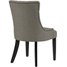 Modway - Regent Tissu Fauteuil d’appoint de salle à manger Ensemble de 2 - Granite-Jambes élégantes et effilées