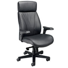 Nightingale - Fauteuil de direction à dossier haut President - Noir-Mécanisme d'inclinaison synchrone du genou avec verrouillage d'inclinaison à double position, réglage pneumatique de la hauteur, contrôle de la tension