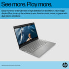 HP - 14 po Chromebook Laptop PC - Processeur Intel Celeron N4500 - 64 Go eMMC - 4 Go RAM - Chrome OS-Charge rapide HP : lorsque votre ordinateur portable est faible, inutile d'attendre des heures pour le recharger. Éteignez votre appareil et passez de 0 à 50 % de charge en environ 45 minutes