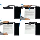Mount-It! - Pince à documents pour support d'écran - noir-4