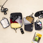 Travelon - Organisateurs d'emballage souples - Gris - Lot de 4-Tissu ripstop léger et résistant à l'eau
