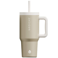 GROSCHE - Aspen Gobelet Isolé avec Poignée - 32 oz - Beige Sable-Capacité de 32 oz
