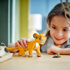 LEGO - Disney Simba le petit Roi Lion - 222 pièces-Comprend une tête rotative, des jambes et une queue mobiles et différentes options de pose