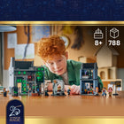 LEGO - Harry Potter Les magasins de sorcellerie de l’Allée des Embrumes-8 figurines, plus un Patronus de chien, pour jouer à faire semblant à l’infini