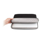 JCPal - Pochette de style professionnel pour MacBook Air, MacBook Pro, 13 po, gris-Dotée d’une grande pochette latérale