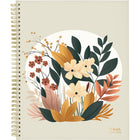 Mead - Agenda scolaire hebdomadaire/mensuel cercle floral artisanal 2025-2026 - 11 po H x 8 1/2 po l - multicoloure - bilingue-15 mois : juillet 2025 à septembre 2026 + 3 pages mensuelles de octobre, novembre et décembre