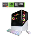 CyberPowerPC - Ordinateur de bureau gaming - AMD Ryzen 5 9500F - GeForce RTX 5060 8 Go - 16 Go de RAM - SSD de 1 To - Windows 11 Famille-AMD Ryzen 5 9500F 6 cœurs/12 fils pour des performances de traitement