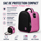 Vangoddy - Sac à bandoulière rembourré pour appareil photo - rose pâle-6
