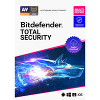 Bitdefender - Total Security + VPN - 5 appareils - 1 an [Téléchargement]-Protection complète pour tous vos appareils, Windows, macOS, iOS et Android.