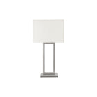 Monarch Specialties - Luminaire - 28 po H Lampe De Table - Port Usb Inclus - Métal Nickelé - Abat-Jour Ivoire / Crème - Moderne-Illuminez votre intérieur avec cette lampe de table tendance de 28 pouces, conçue en métal nickelé élégant et avec un abat-jour en tissu ivoire, parfaite pour le salon, la chambre à coucher ou le bureau