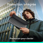 Logitech - Keys-To-Go 2, clavier sans fil portable pour iPad avec protection intégrée - Graphite-Ce petit clavier sans fil est doté de touches à charnières parfaitement espacées pour une expérience de frappe aisée et confortable