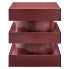 Modway - Perpetuate Totem Table d’appoint - Pomme épicée-Arrivée entièrement assemblée