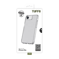 TUFF8 - iPhone 17E/16E - Étui robuste-Fabriqué en polycarbonate de haute qualité