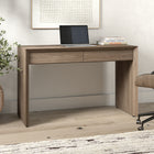 Hudson&Canal - Bureau Pembroke 48'' - Chêne gris vieilli-Fini dans une finition chêne gris vieilli aspect bois