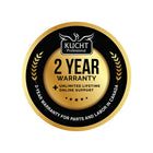 KUCHT KRH600-GL 60 po Hotte sous armoire - avec commandes numériques - 1200 CFM - Acier inoxydable/Or-2 conduits ronds de 8 po pour de meilleures performances et une plus grande efficacité de ventilation