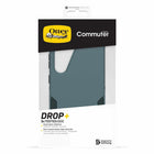 OtterBox - Coque Commuter pour Samsung Galaxy S25 - Sauge-Les rebords de l'écran maintiennent l'affichage surélevé en toute sécurité