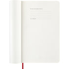 Moleskine - 2026 Agenda semainier Classic 12 mois à couverture souple - 5" x 8.25" - Rouge écarlate-Papier sans acide couleur ivoire 70 g/m2