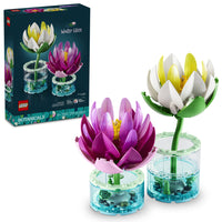 LEGO - Botanicals Les nénuphars-Ensemble de construction florale LEGO Botanicals Les Nénuphars pour les enfants à partir de 9 ans