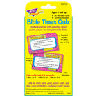 Cartes de défi du quiz sur les temps bibliques TREND -Leur taille pratique les rend idéales pour les cours, la maison et les voyages. Cartes durables et non transparentes.