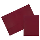 JAM PaperMD – Chemises au fini lin à 2 pochettes, bourgogne, 50/paquet-Capacité : 200 feuilles