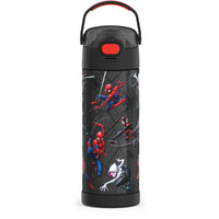 Thermos - Bouteille FUNtainer avec Bec - 470mL - Spiderman-Technologie d'isolation sous vide ThermosMC offrant une rétention maximale de la température